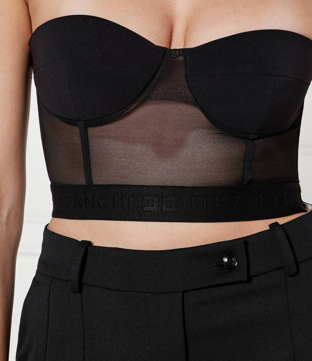 Топ Elisabetta Franchi - черный(TO00647E2)