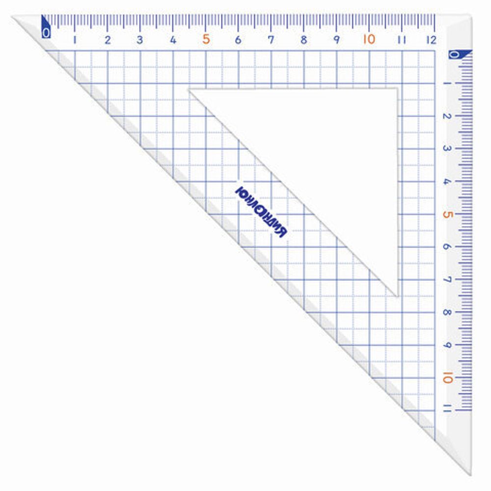 Набор чертежный большой ЮНЛАНДИЯ "ШКОЛЬНЫЙ" (линейка 30 см, 2 угольника, транспортир), пенал, 210738