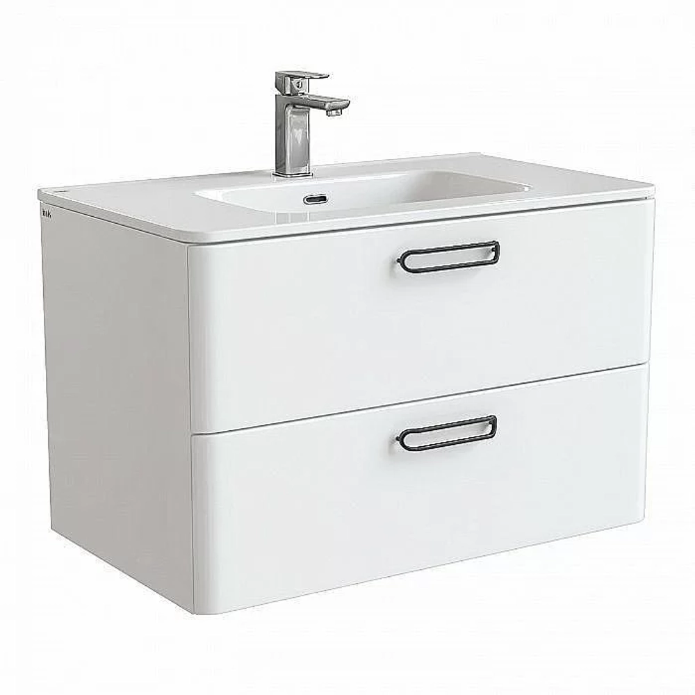 Тумба с раковиной IDDIS Brick BRI80W0i95K 80 белая