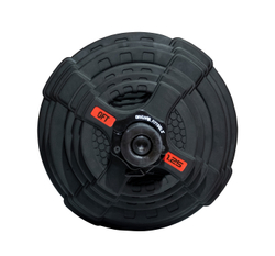 Штанга олимпийская 128 кг (диски с двумя хватами, черный гриф)