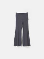 Брюки клеш "Графит" в рубчик