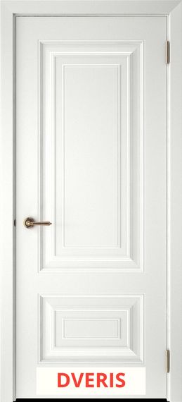 Межкомнатная дверь Скин-6 ПГ (Белая эмаль)