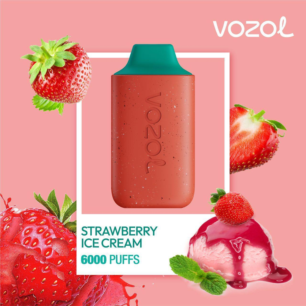 Vozol Star 6000 – Strawberry Ice Cream (5% nic)