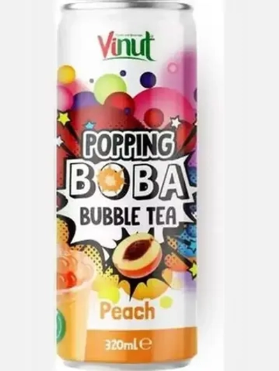 Холодный чай Bubbles of love Персик с желейными шариками, 320 мл