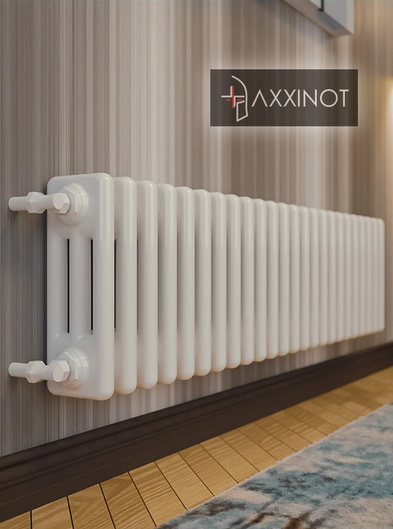Axxinot Sentir 3020 - трехтрубный трубчатый радиатор высотой 200 мм, боковое подключение