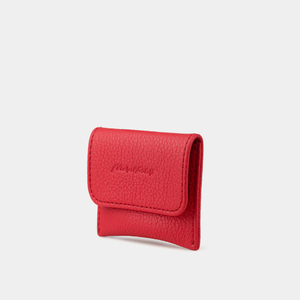 Кофр для украшений Small из кожи теленка, красного цвета