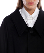 Пальто свободного кроя из смеси шерсти и хлопка