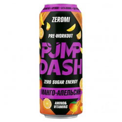 ZEROMI Энергетический pre-workout напиток PUMP DASH (450 мл.) [M]