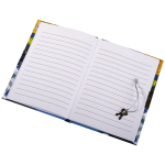 Блокнот 11,0 см * 15,0 см , 7БЦ, Alingar, ламинация, замочек, карандаш, линейка, ластик, "На пляже", блистер с европод.