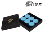 Мел бильярдный "Taom Pyro Chalk" Blue 6шт.