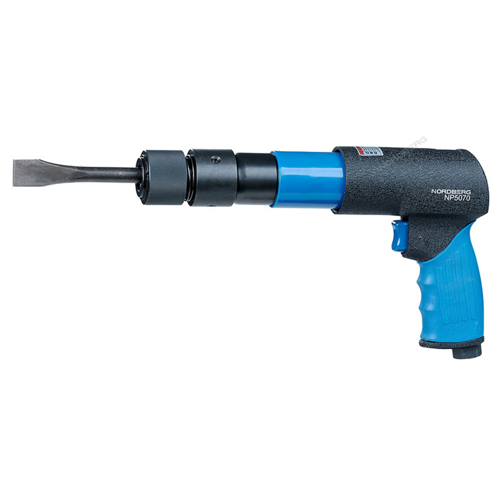NORDBERG (NP5070) Пневмозубило 250 мм с комплектом насадок и быстросъемным держателем