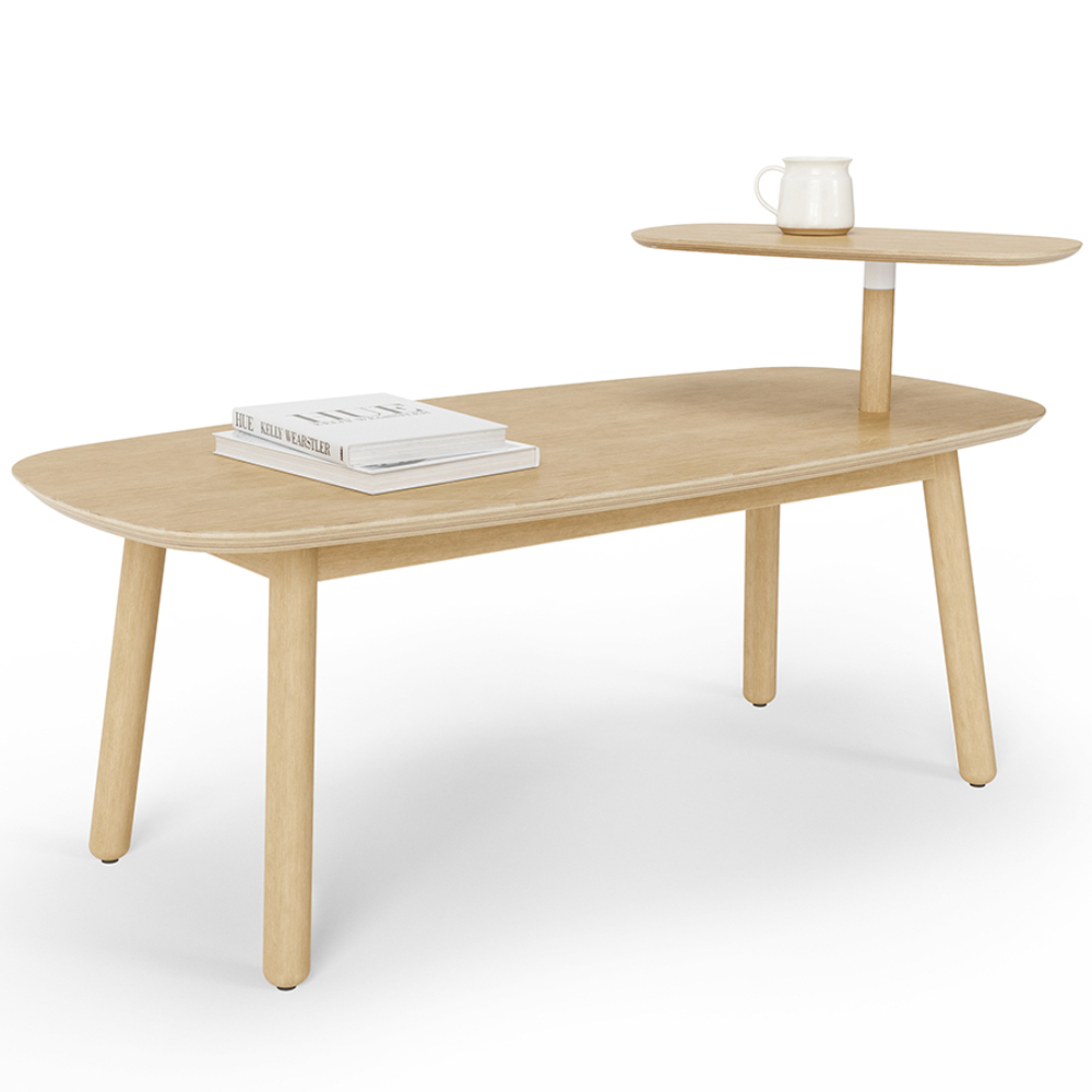 Столик кофейный Umbra Swivo натуральное дерево