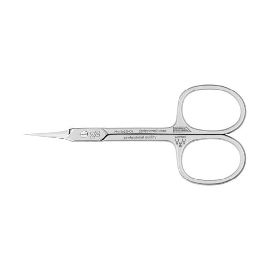 Ножницы для кутикулы Nippon Nippers длина 96 мм. матовые S-01