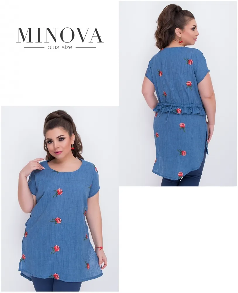 Туника 293-синий Minova