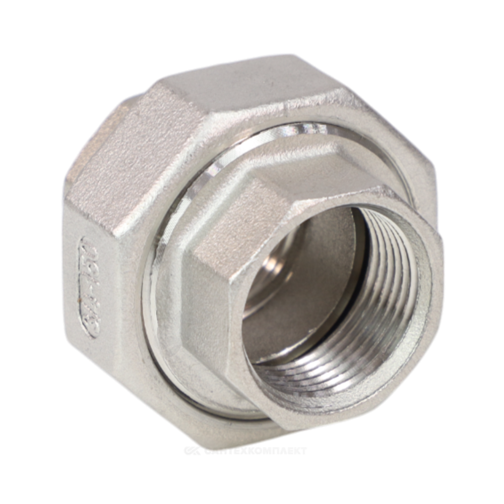 Соединитель американка сталь нерж Ду 20 (3/4") ВР Benarmo