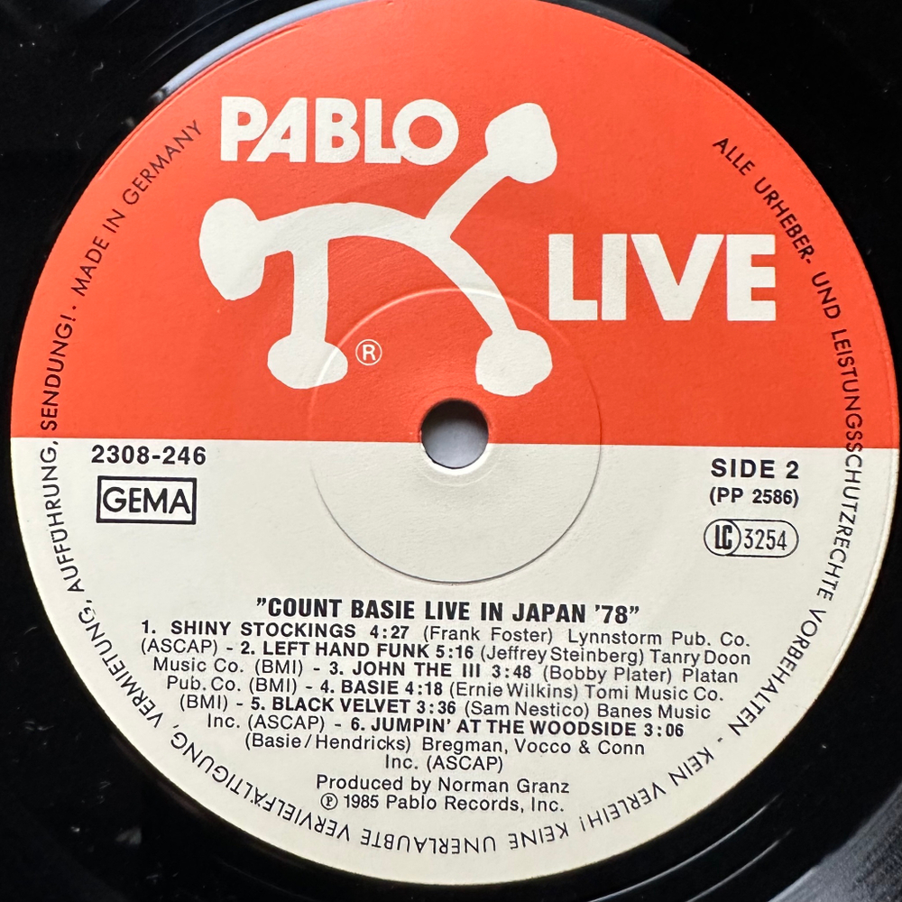 Count Basie - Live In Japan '78 (Германия 1985г.)
