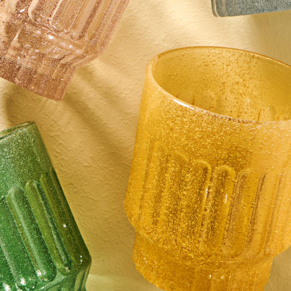 Стакан Colours bubbles 230 мл, жёлтый