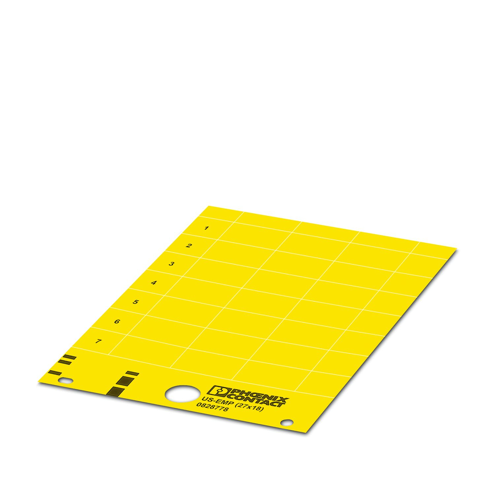 0830040 - US-EMP (27X18) YE CUS - Фиксируемые таблички