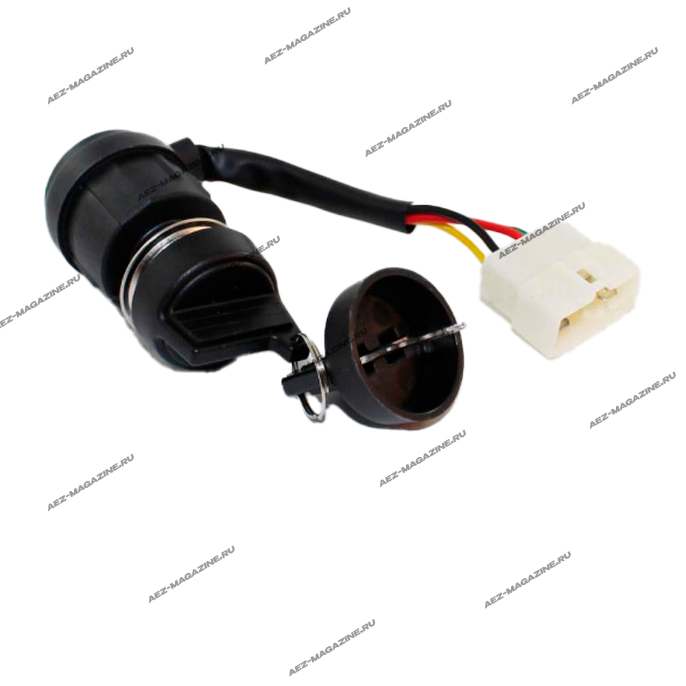 Замки зажигания для генератора в комплекте с ключом: A - 5 фишек