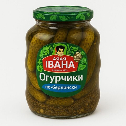 Огурцы маринованные Дядя Ваня по-берлински 680 гр