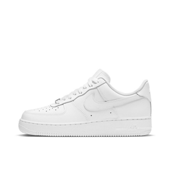 alt="Nike Air Force 1 07 Triple White DD8959-100 женские полностью белые вид сбоку на белом фоне"