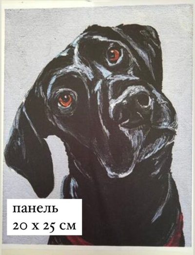 Панель (Армани-шелк дублир-й). Собаки №7