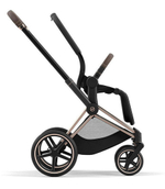 Коляска Cybex Priam IV Rosegold complete и автокресло Cloud G i-Size Magic Black 3 в 1 Off White