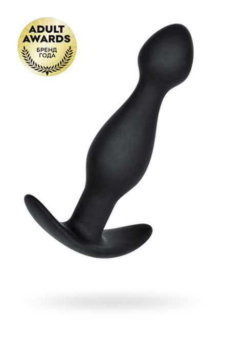 Анальная пробка A-Toys by TOYFA Veres, размер S, cиликон, черный, 11,5 см