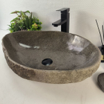 Каменная раковина из речного камня RS-05247 (61*41*15) 0863 из натурального камня