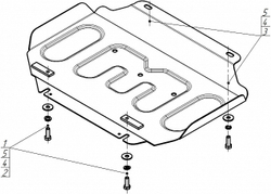 Защита картера для Great Wall Poer Motodor.73114