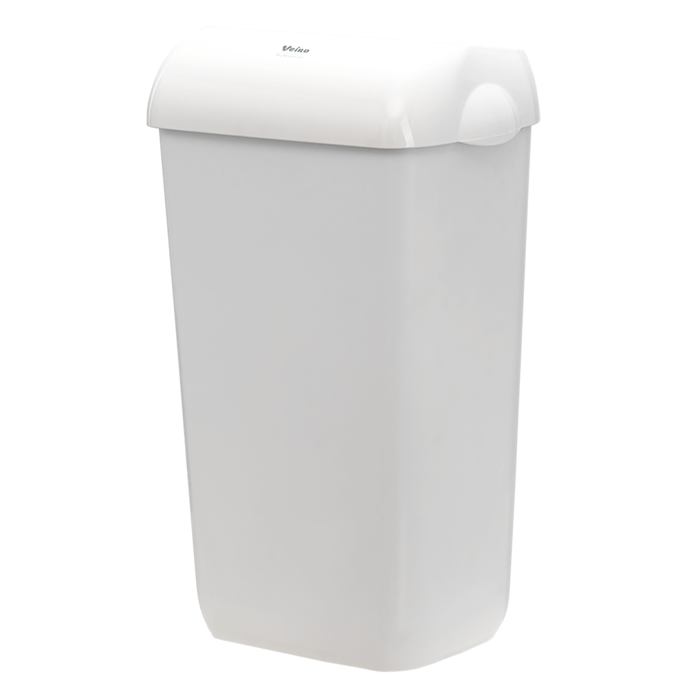 Мусорное ведро пластиковое Veiro Professional Mid Bin белое 23 литра