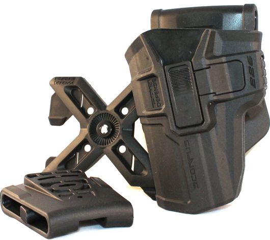 Кобура поворотная с кнопкой для SIG SAUER P226 (левша)