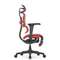 Кресло FALTO Ergohuman Ultra X9 GAMING с подножкой ( чёрный/ КРАСНЫЙ каркас /сетка Equator Red )