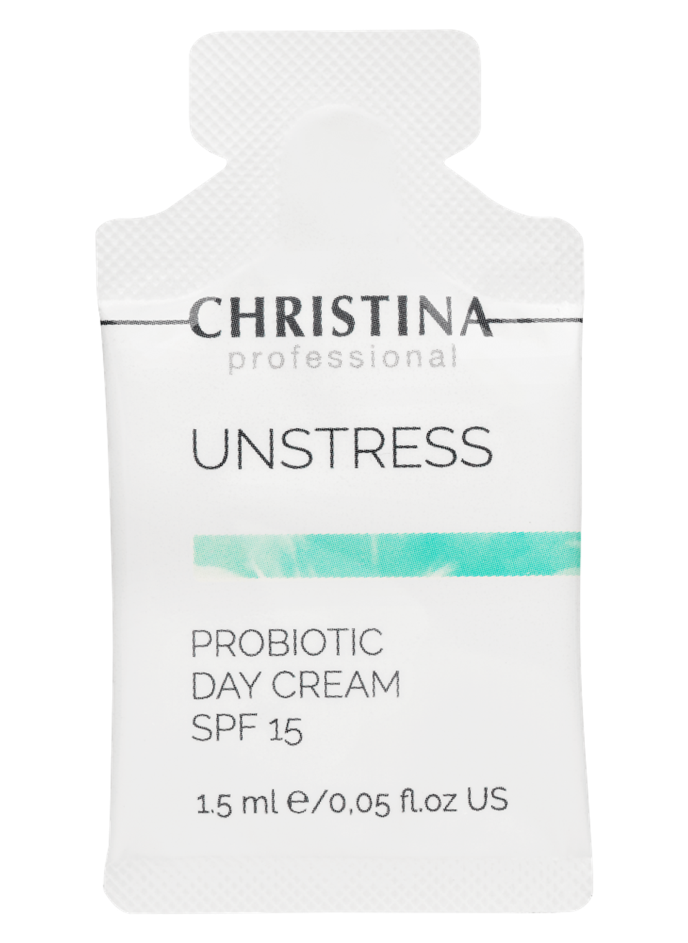 CHRISTINA Unstress-Probiotic day cream SPF-15 sachets kit 30 pcs
