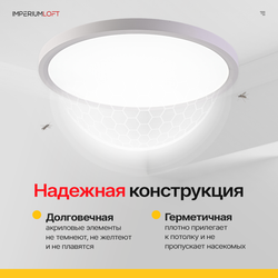 Потолочный Светильник Slim D30 Белый By Imperiumloft