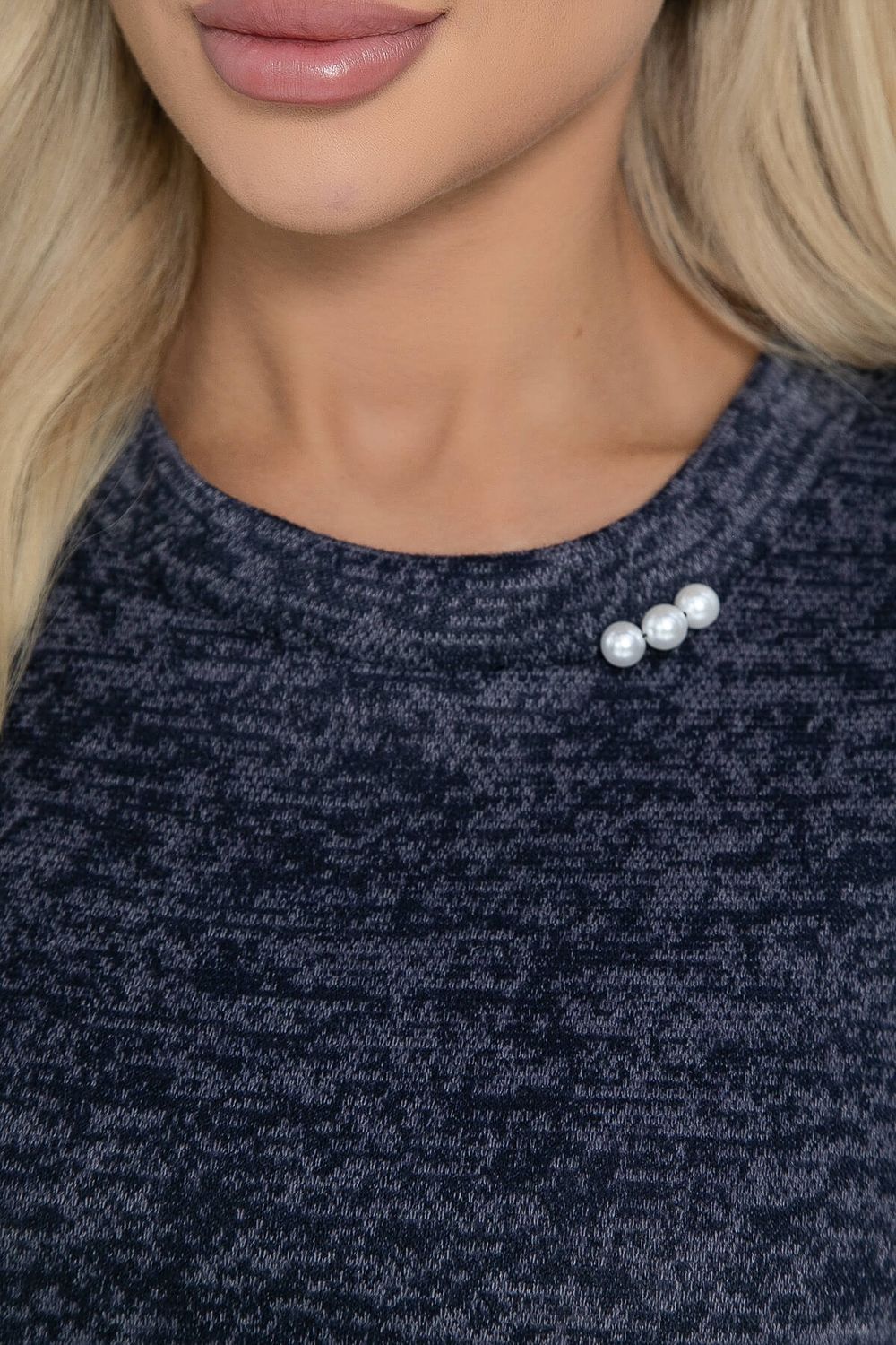 Джемпер Сатина (темно-синий) Б11495 LT Collection