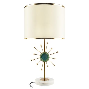 Настольная лампа 1*E27 10514T Green зеленый/золото Agate LOFT IT