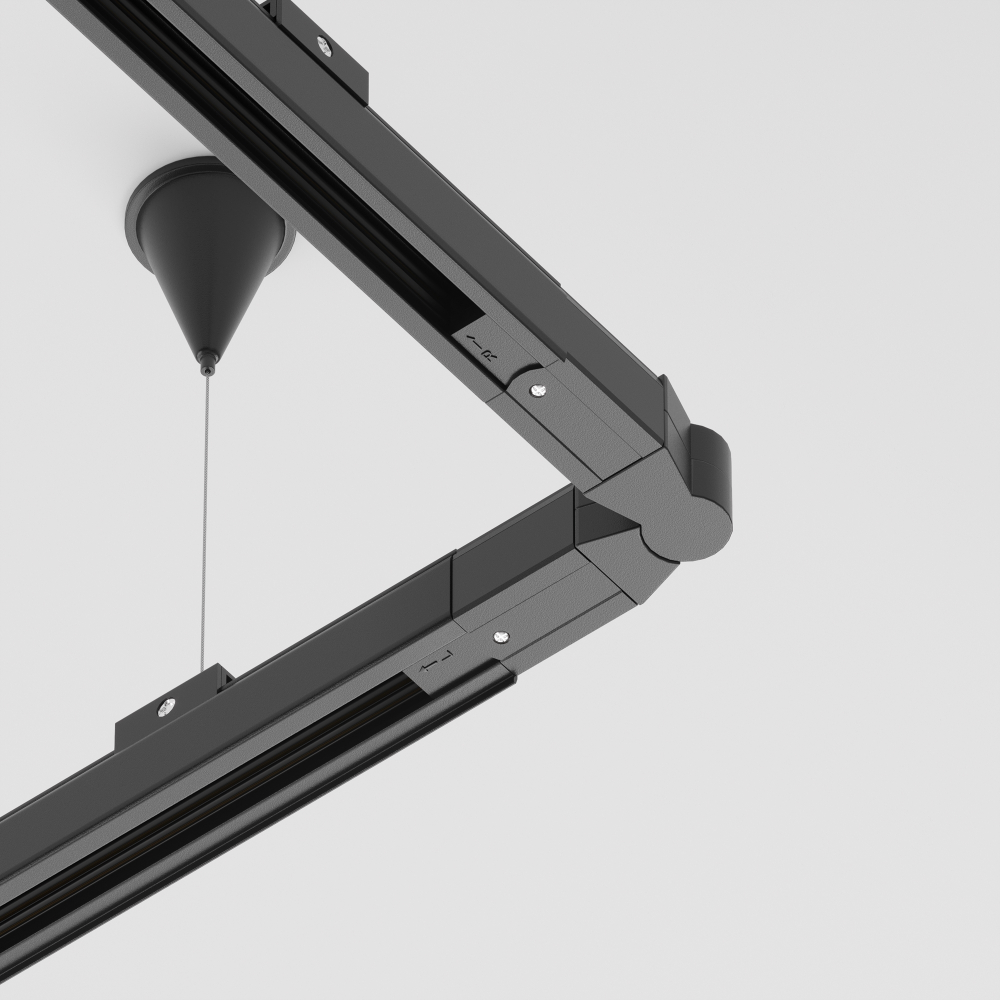 Соединитель поворотный шарнирный для трёхфазного шинопровода Maytoni TRA005CS-31B