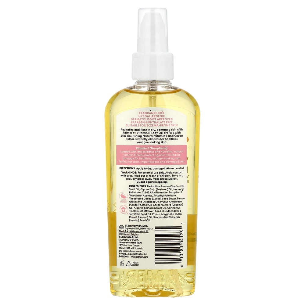 Palmer's, Natural Vitamin E Body Oil, 5.1 fl oz (150 ml)