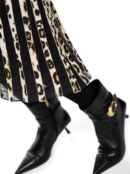 Marc Cain Юбка плиссированная с фатиновыми вставками