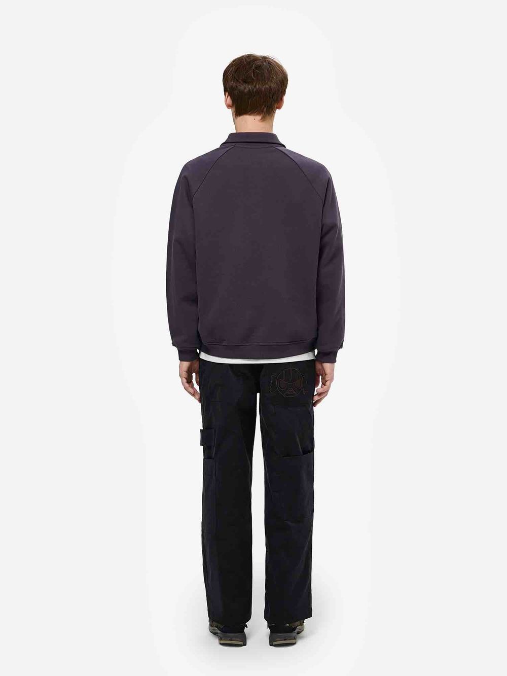 Купить Толстовка RUFF Global Half Zip темно-фиолетовая Толстовка RUFF Global Half Zip темно-фиолетовая