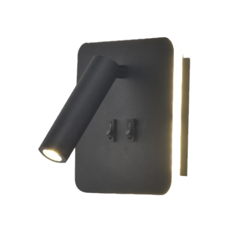 Настенный светодиодный светильник Mirastyle XL-20637 BK