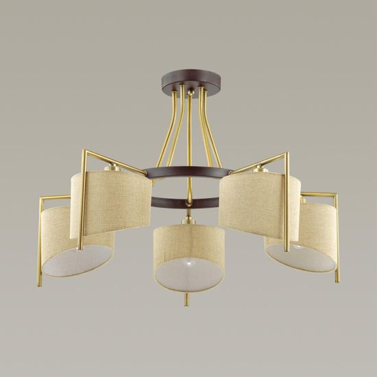 3750/5C NEOCLASSI LN19 000 коричневый Люстра потолочная E14  220V KAREN