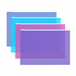 ZIP-LOCK пакет на молнии 334*246 мм, Erich Krause, А4, 140 мкм, ассорти, "Fizzy Vivid"