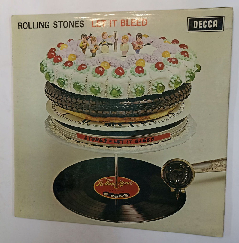 Винтажная виниловая пластинка Rolling Stones Let It Bleed (UK 1974)