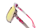 Спортивные очки HILX Inferno Shiny Crystal Light Grey / Pink Lens