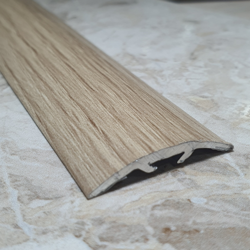 Порог-стык 30мм "DO-4" 2,7м Ясень (41) ламинир. алюм.