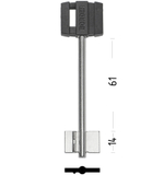 Заготовка сувальдного ключа 10697 BRD4DP