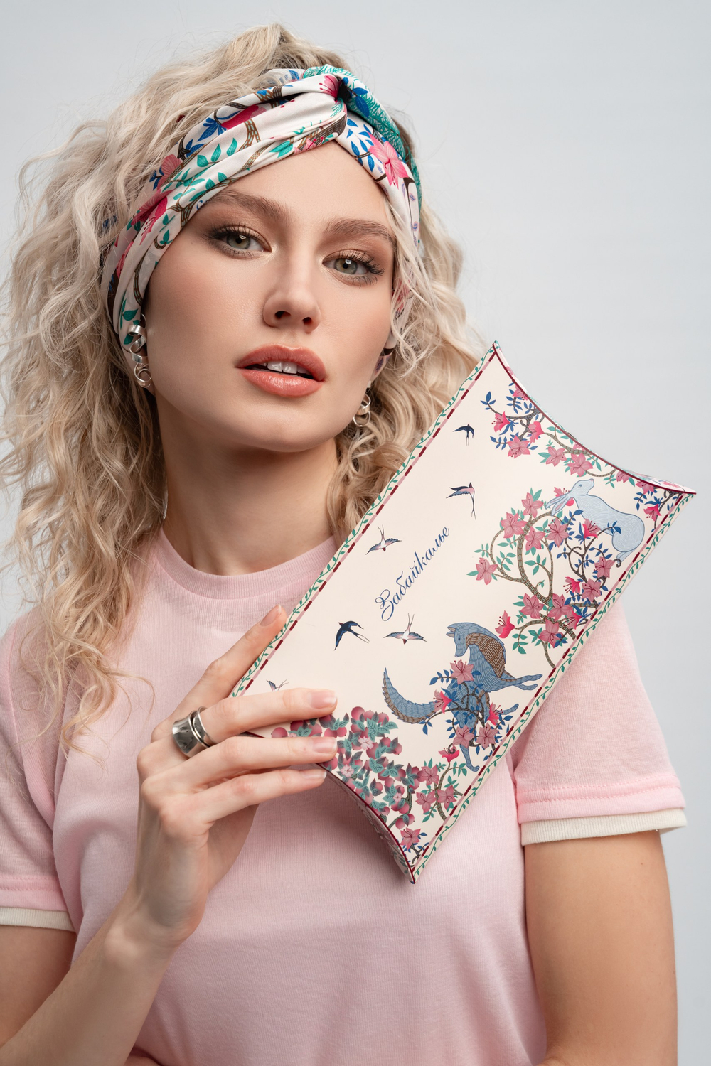 Платок «Забайкалье» 100% шелк