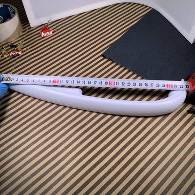 Ручка для холодильника Атлант 1704 нижняя 331603304500 +накладка